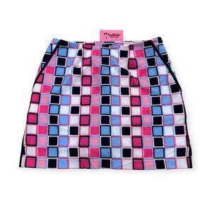 Golftini Golf Skort Women's Size 0 Checkered Athletic Make It Happen